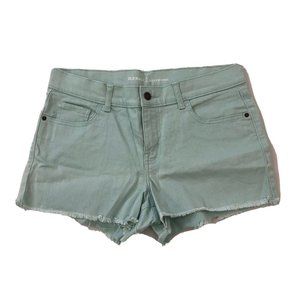 Old Navy Shorts Women's 34 Teal Boyfriend Mini Shorts Regular Fit Size (34x3)